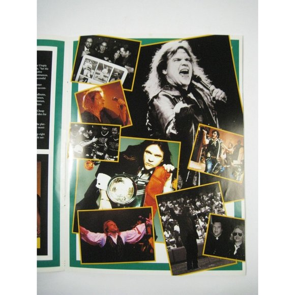 Meatloaf Bat Out of Hell II Back into Hell Folio Pamphlet 1993 Neverland - Picture 4 of 11